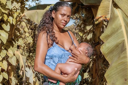 Osladis e suo marito hanno perso la casa a El Horno a causa dell'alluvione di quattro anni fa. Era incinta e quel giorno perse il suo bambino. Hanno tre figli e faticano ad andare avanti.