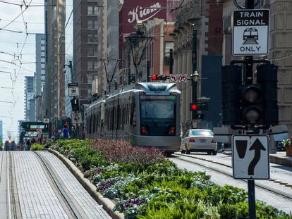 Tranvía de CAF en Houston