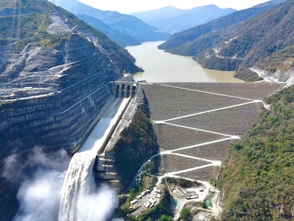 Proyecto Hidroeléctrico Ituango, ubicado en inmediaciones del río Cauca.