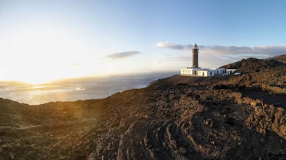 Atardecer en el faro de Orchilla, en la isla de El Hierro.