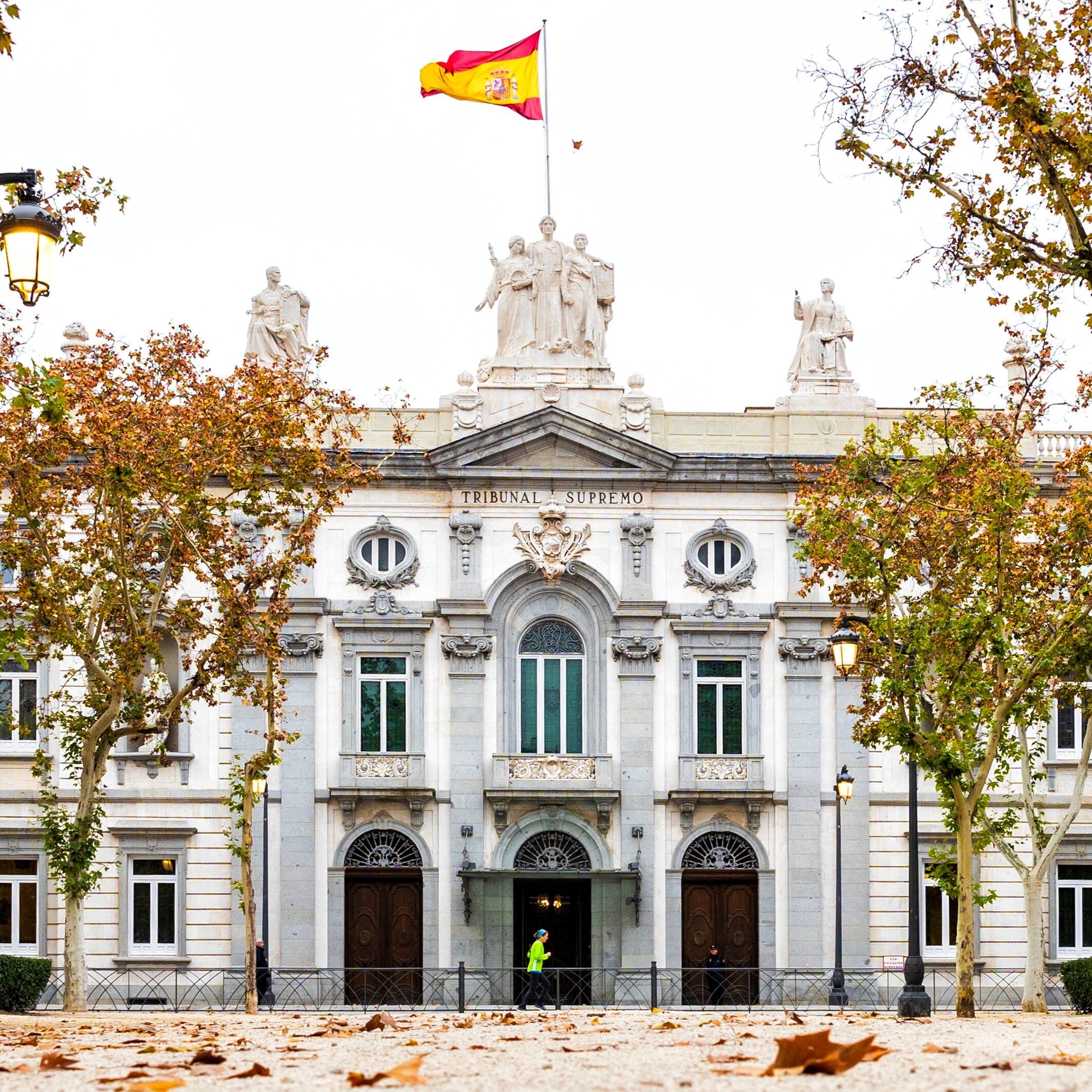 Fachada del Tribunal Supremo, en Madrid.