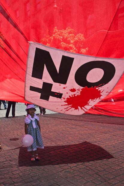 Marcha contra la violencia en México DF, el pasado mayo.