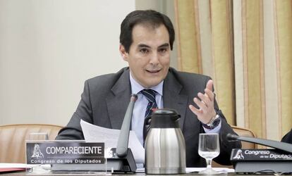 José Antonio Nieto, secretario de Estado de Seguridad, en una comparecencia en el Congreso el pasado 7 de marzo.