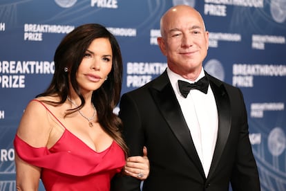 Lauren Sánchez and Jeff Bezos