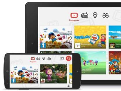 YouTube Kids es una aplicación con control parental en la que se han integrado solo vídeos con contenido apropiado para la infancia