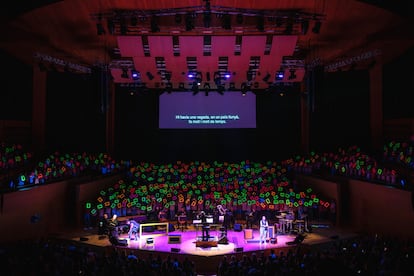 Uno de los conciertos celebrados en la sala grande del Auditori.
