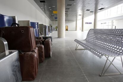 Interior del aeropuerto de Castell&oacute;n.