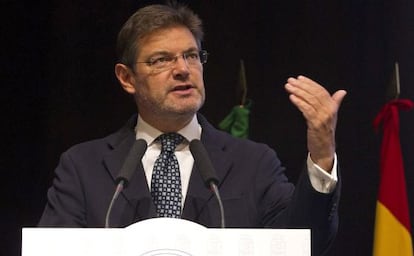 Rafael Catalá a Zamora dissabte.