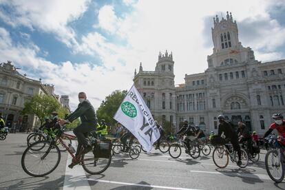 Marcha ciclista, para reclamar al Ayuntamiento más carriles bici.