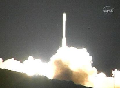 El Observatorio del Carbono en Órbita (OCO), en el momento del despegue