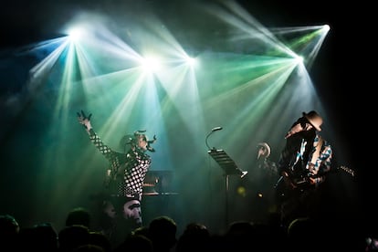 The Residents durante un concierto en Berlín en 2019.