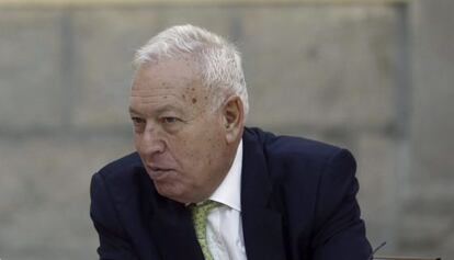 José Manuel García-Margallo en el Patronato del Instituto Cervantes.