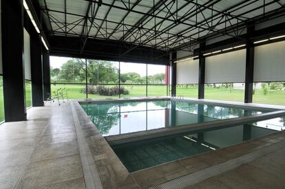 Una de las piscinas del complejo deportivo de Curitiba.