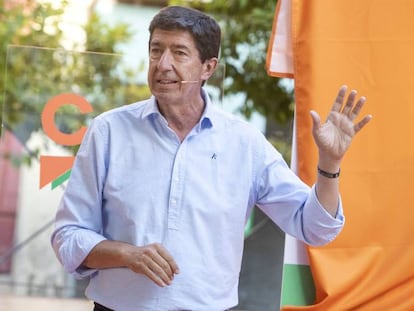 El candidato de Ciudadanos (Cs), Juan Marín.