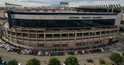 El estadio Vicente Calderón, en una imagen de archivo.