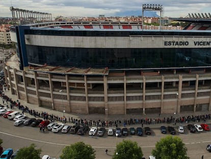 El estadio Vicente Calderón, en una imagen de archivo.