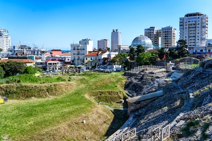 Anfiteatro romano en Durrës.