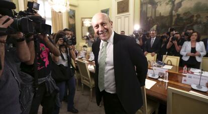 José Ignacio Wert, a su llegada a la Conferencia Sectorial de Educación celebrada el miércoles.