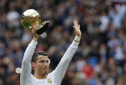 Cristiano Ronaldo recibe su tercer Balón de Oro en 2014