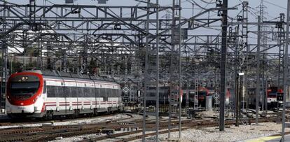 Estación de tren de Renfe de Chamartín (Madrid).