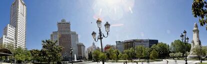 Panorámica de la plaza de España.