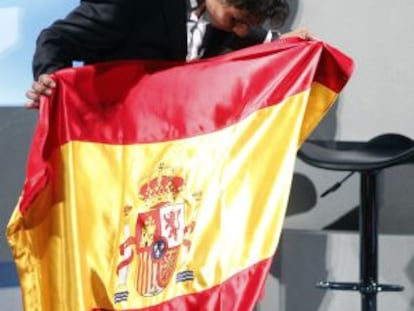 Nadal, la pasada semana, en el acto en el que se anunció que sería abanderado.
