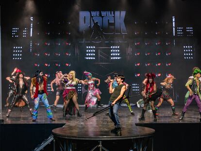 Escena del musical We Will Rock You en Madrid