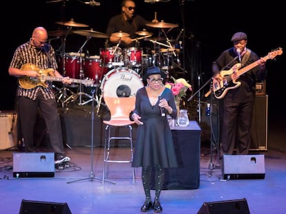 Dee Dee Bridgewater durante su actuaci&oacute;n dentro del Festival Internacional de Jazz Madrid. 