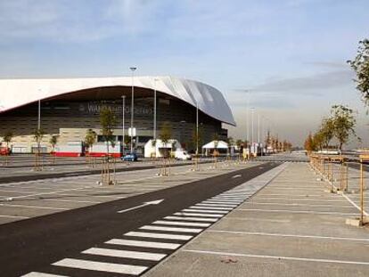 El estadio Wanda Metropolitano en Madrid. 