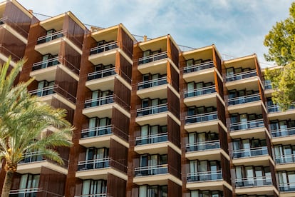 Fachada del Gran Meliá De Mar, en Mallorca. 