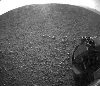 Imagen tomada por el 'Curiosity' de la superficie de Marte