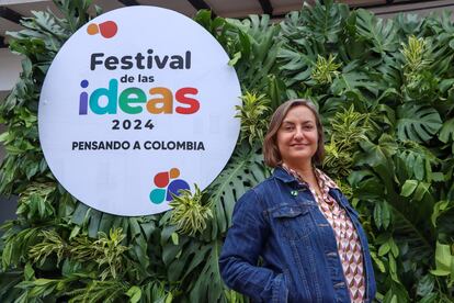 Claudia Vásquez, directora en Colombia de The Nature Conservancy, en el Festival de las Ideas, este sábado en Villa de Leyva (Boyacá).