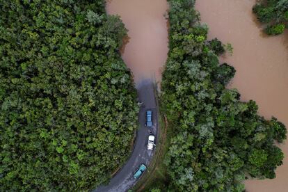 carretera de Vohiparara en Madagascar