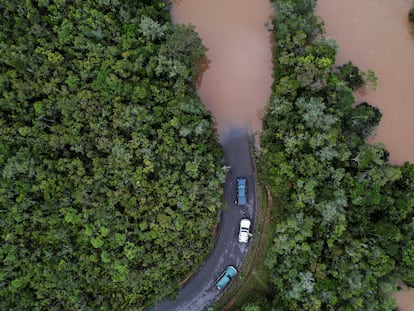 carretera de Vohiparara en Madagascar