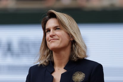 Mauresmo, esta semana sobre la Philippe Chatrier.