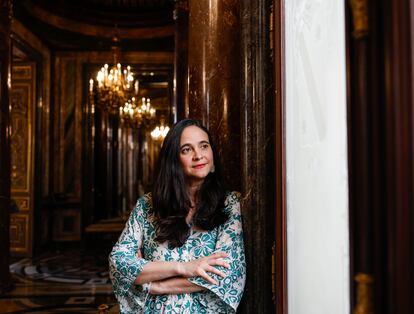 Gloria Carrión retratada en Casa de América.