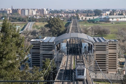 Línea 1 del metro de Sevilla.