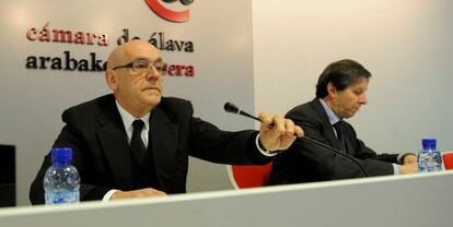 Gregorio Rojo (a la izquierda), y Eduardo Mozo de Rosales.