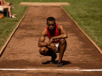 Stephen James, como Jesse Owens, en &#039;Race&#039;. 