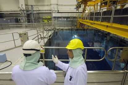 La piscina de combustible gastado de la central nuclear de Garoña, en Burgos, que será clausurad