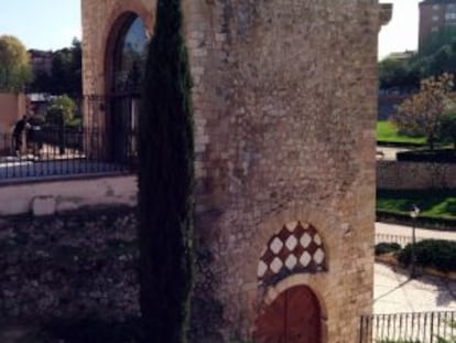 El torreón de Álvar Fáñez, una de las atalayas de la antigua muralla de Guadalajara.