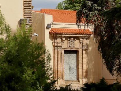 Almac&eacute;n de esculturas de escayola y materiales p&eacute;treos del Museo San P&iacute;o V.