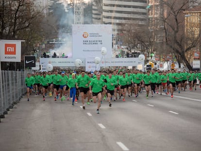 Salida de la San Silvestre Vallecana Popular 2019.