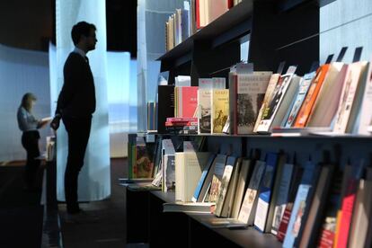 La fira del llibre de Frankfurt, aquest dimarts.