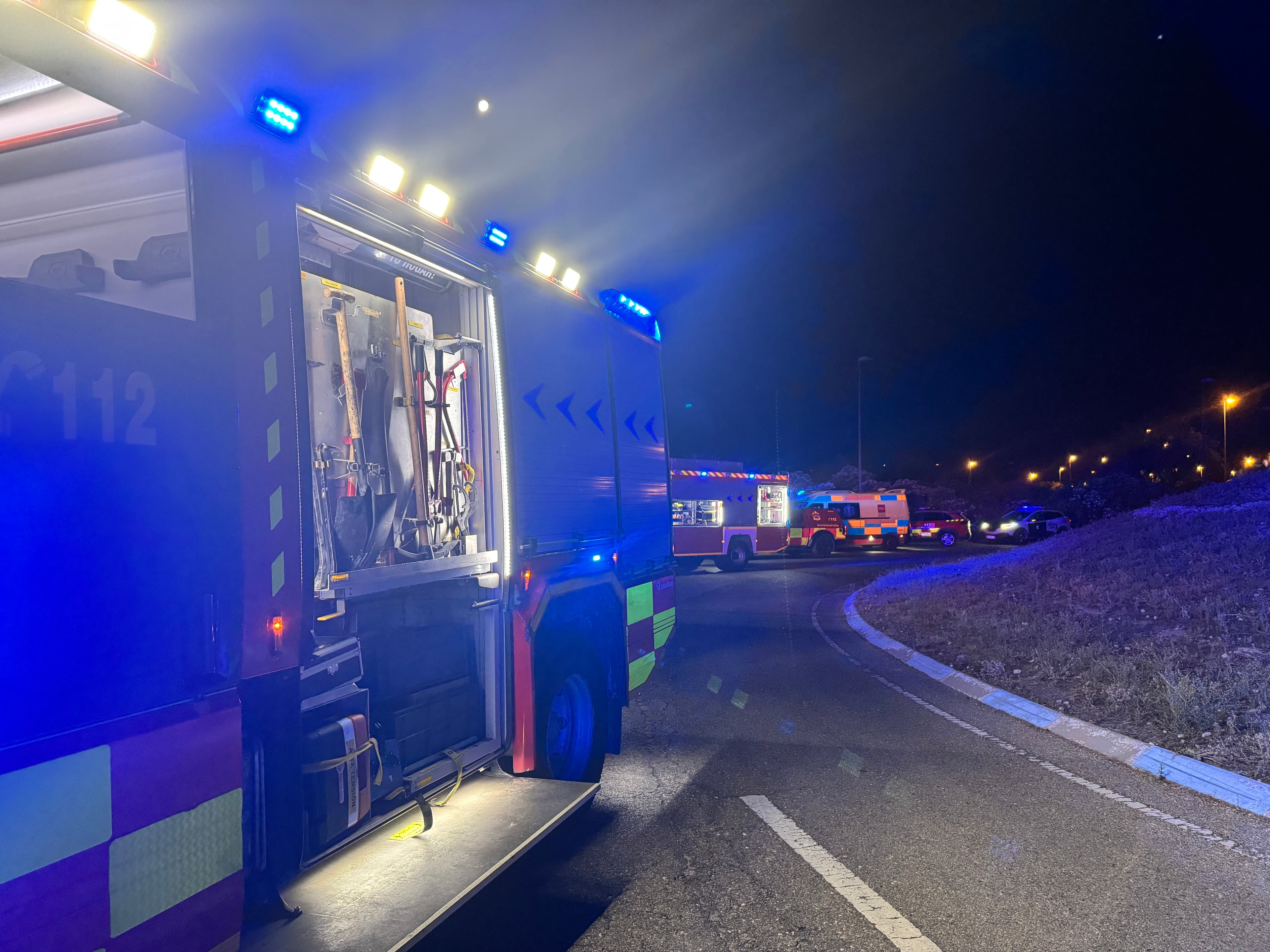 Muere una mujer de 38 años y otras dos resultan heridas graves tras salirse de la M-506 en San Martín de la Vega