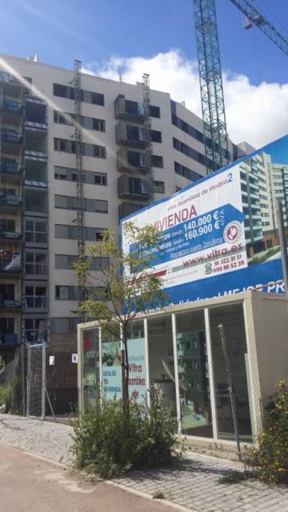 Promoción de Vitra en el eco barrio de Puente de Vallecas.