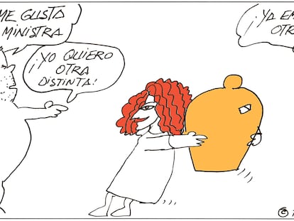 Peridis: “Quiero otra ministra”