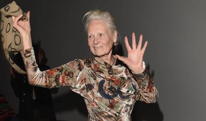 Vivienne Westwood en la Semana de la Moda de Londres, el pasado 14 de septiembre.