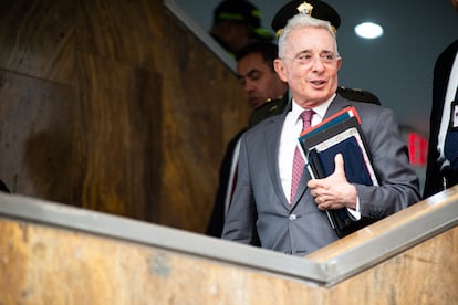 El expresidente colombiano Álvaro Uribe Vélez