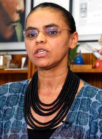 Marina Silva, durante una entrevista en 2007.